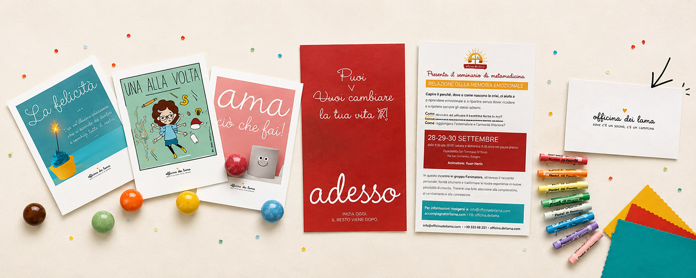 Progetto grafico Officina dei Lama